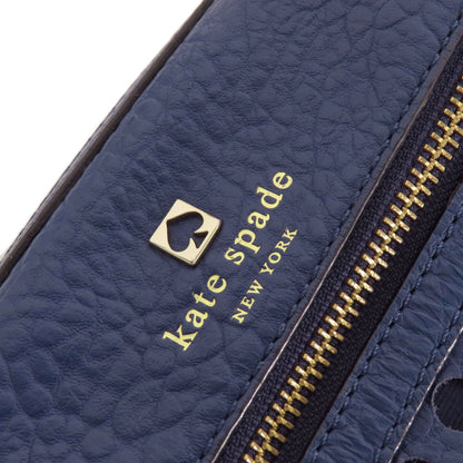 kate spade logo Shoulder Bag Leather Ladies [Used]