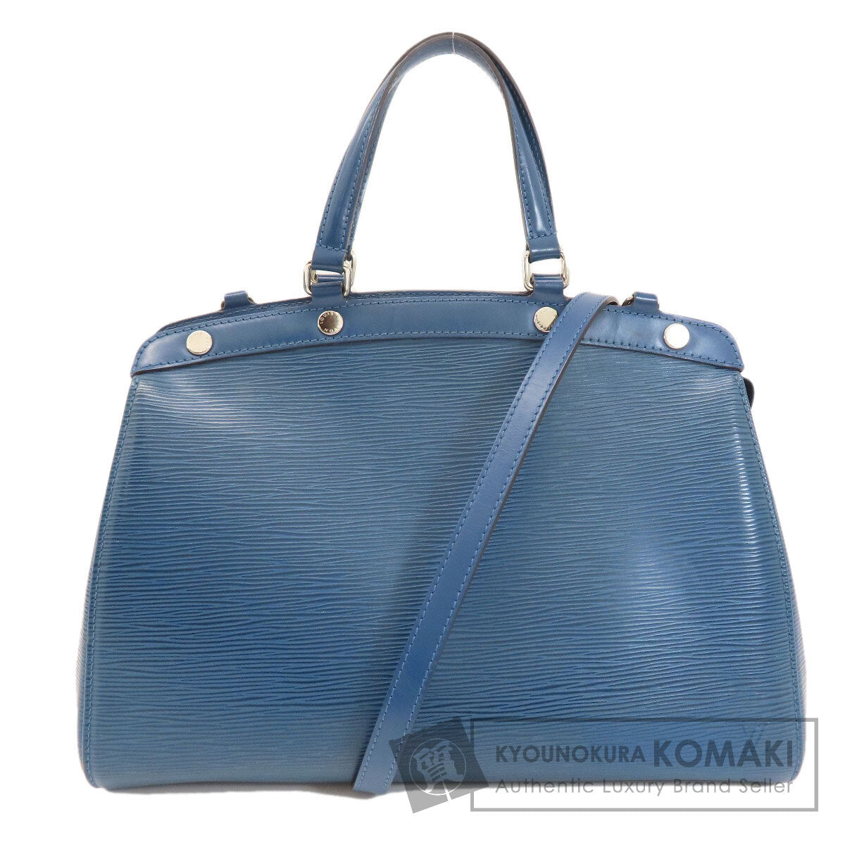 LOUIS VUITTON  M40821 Handbag Blair MM Blue 2WAY Epi Leather Ladies