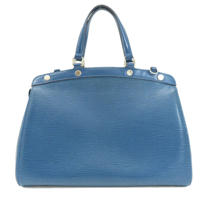 LOUIS VUITTON  M40821 Handbag Blair MM Blue 2WAY Epi Leather Ladies