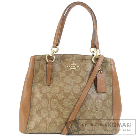 COACH  F57273 Handbag Signature 2WAY PVC Ladies