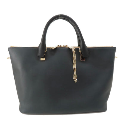 CHLOE   Tote Bag logo Leather Ladies