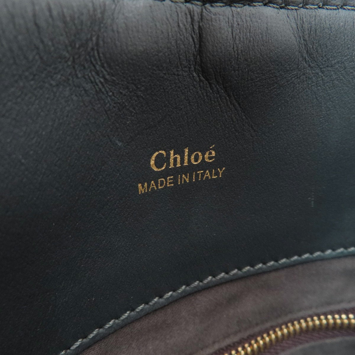 CHLOE   Tote Bag logo Leather Ladies