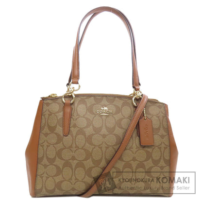 COACH  F58291 Handbag Signature 2WAY PVC Ladies