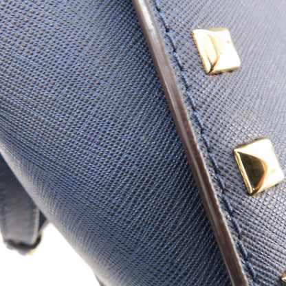 Michael Kors Studs Shoulder Bag Leather Ladies [Used]