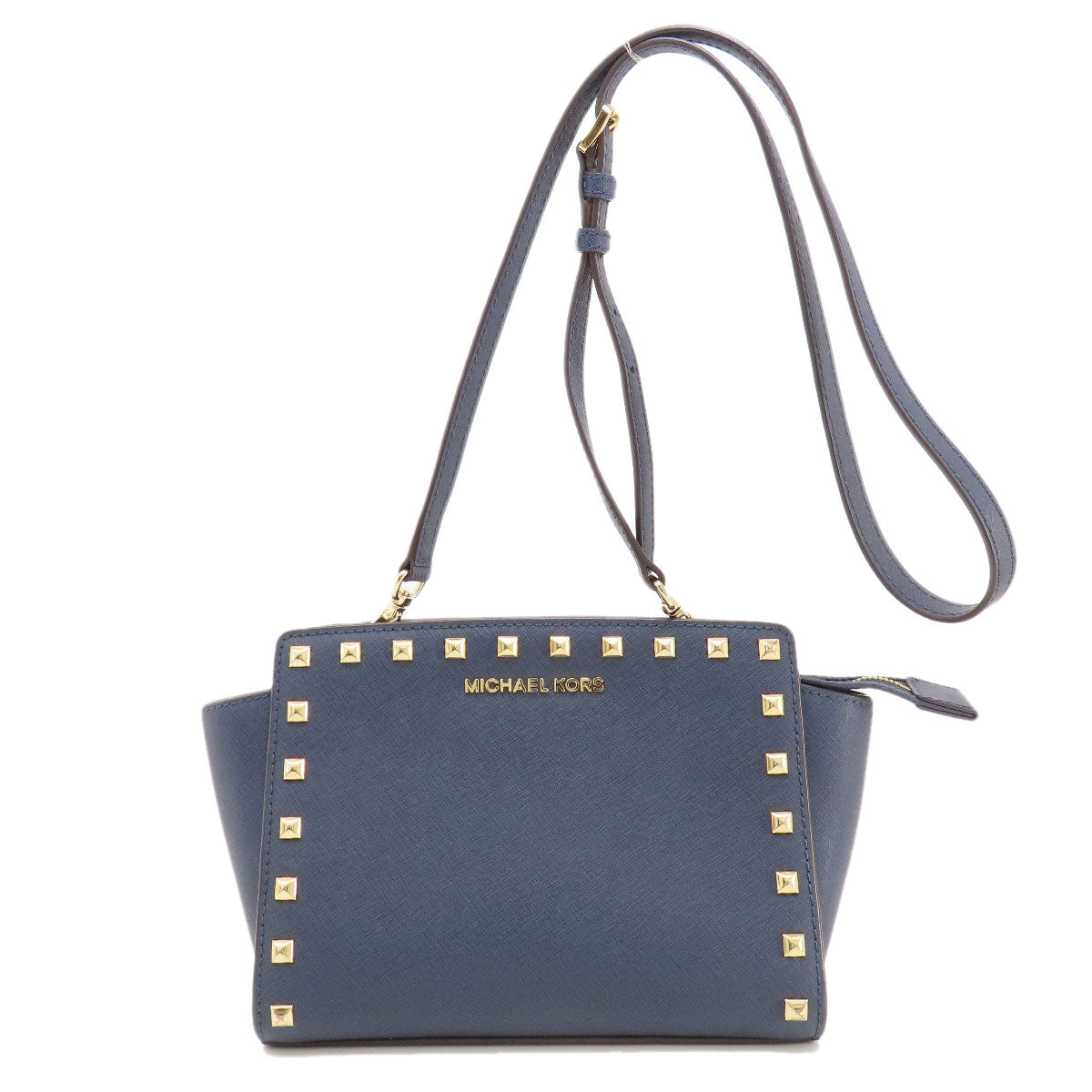 Michael Kors Studs Shoulder Bag Leather Ladies [Used]