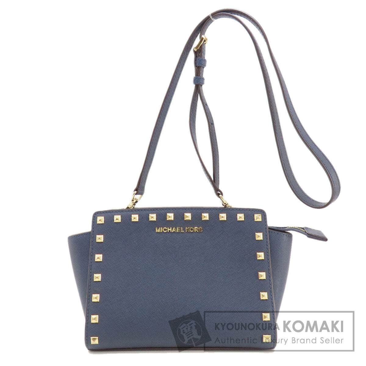 Michael Kors Studs Shoulder Bag Leather Ladies [Used]