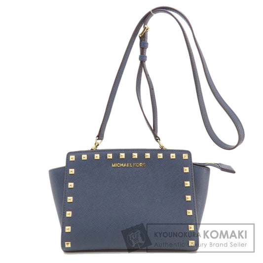 Michael Kors Studs Shoulder Bag Leather Ladies [Used]