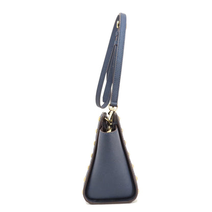 Michael Kors Studs Shoulder Bag Leather Ladies [Used]