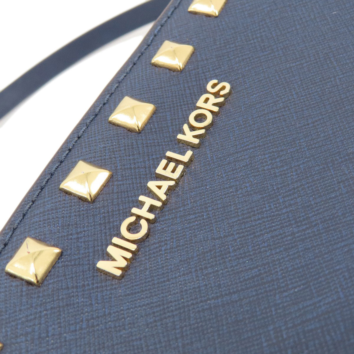 Michael Kors Studs Shoulder Bag Leather Ladies [Used]