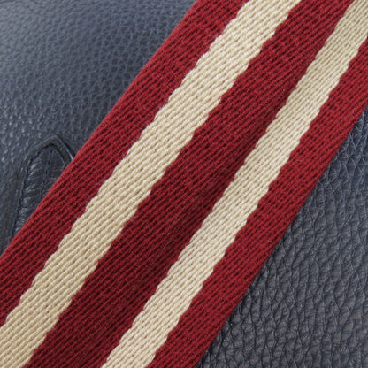 BALLY Barry Stripe 2WAY Tote Bag Leather Ladies [Used]