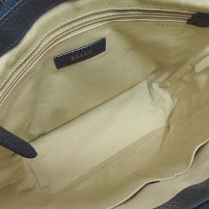 BALLY Barry Stripe 2WAY Tote Bag Leather Ladies [Used]