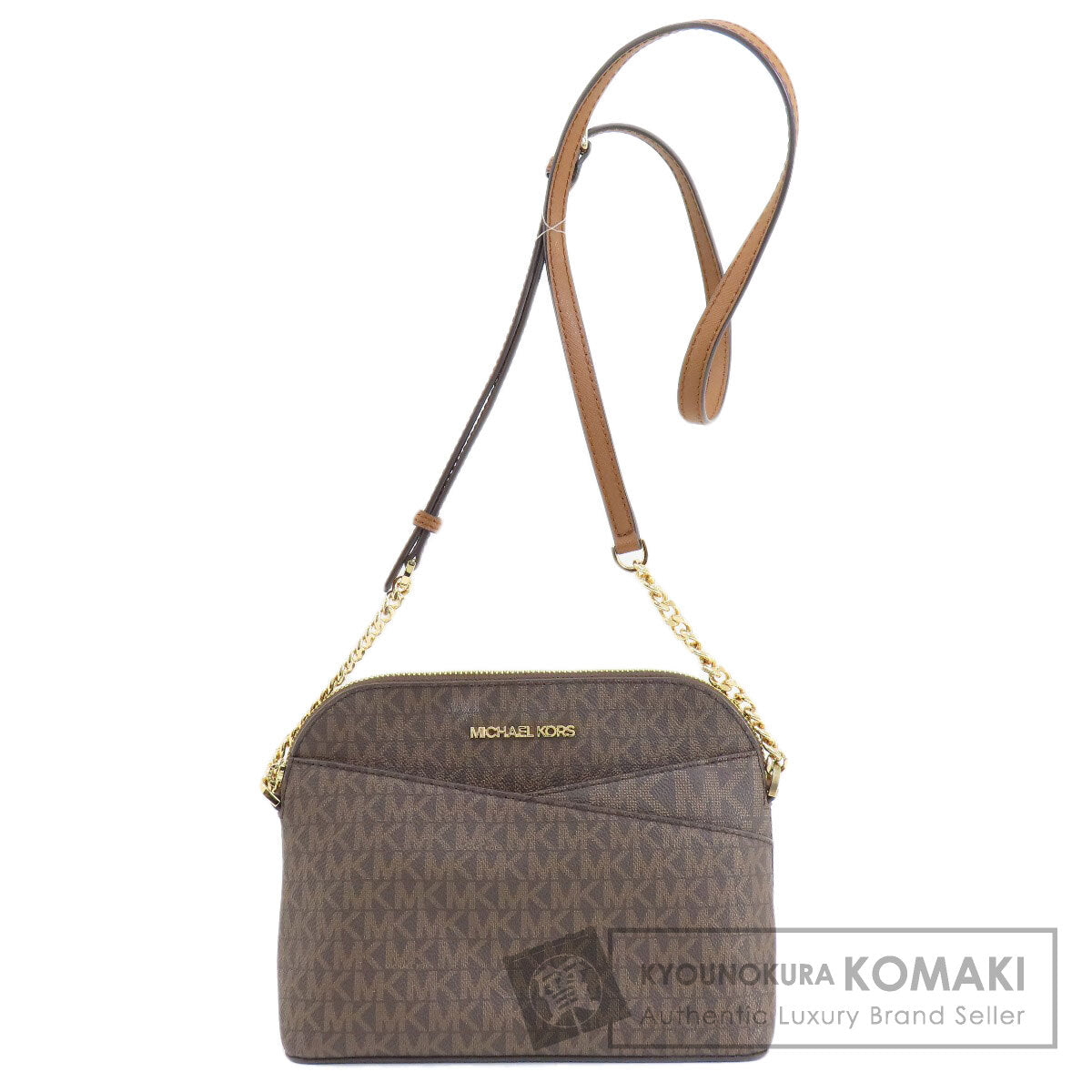 Michael Kors MK signature Shoulder Bag PVC Ladies [Used]