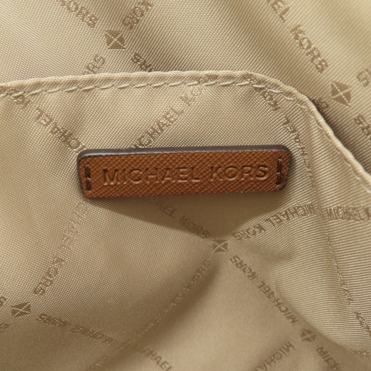 Michael Kors MK signature Shoulder Bag PVC Ladies [Used]
