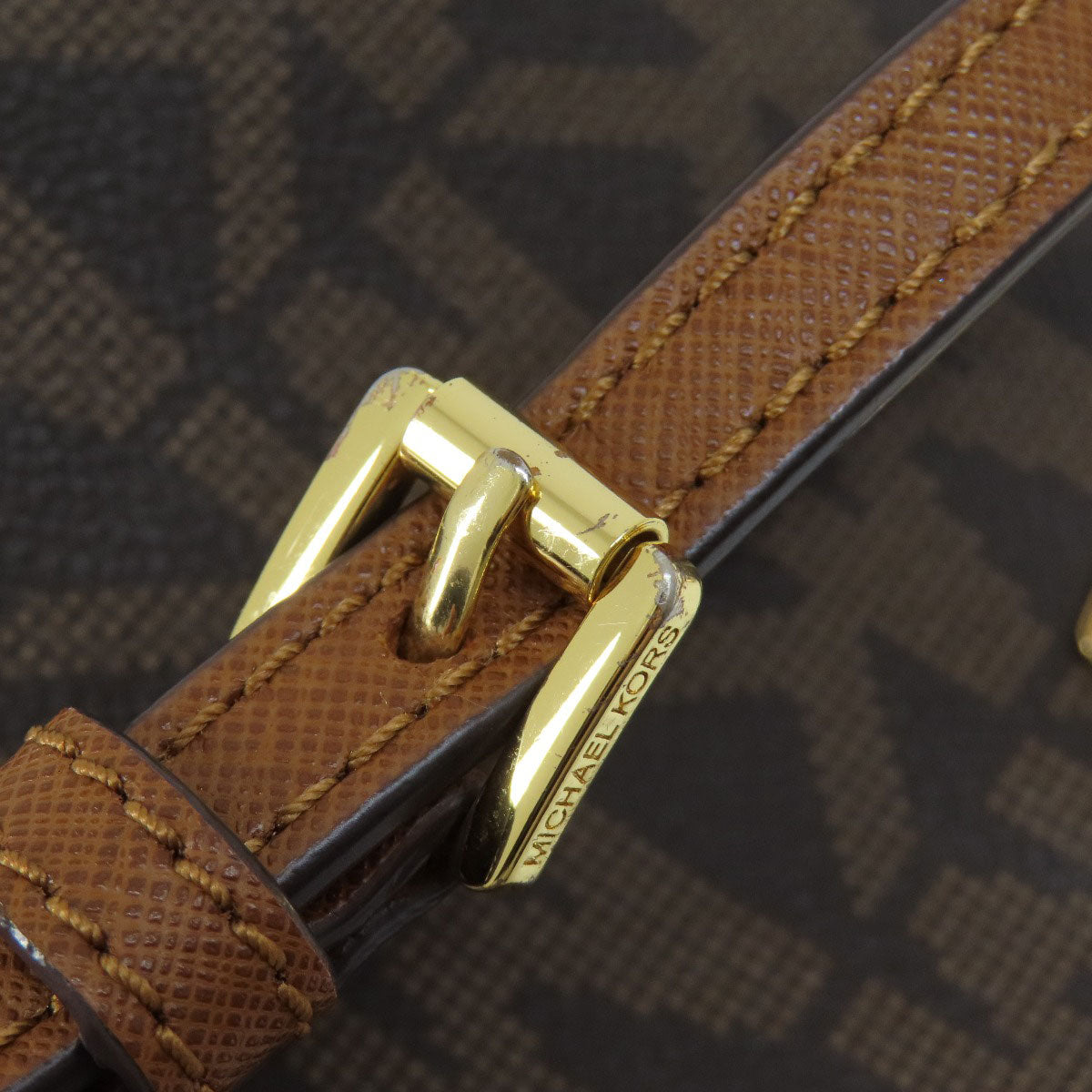 Michael Kors MK Signature 2WAY Handbag PVC Ladies [Used]