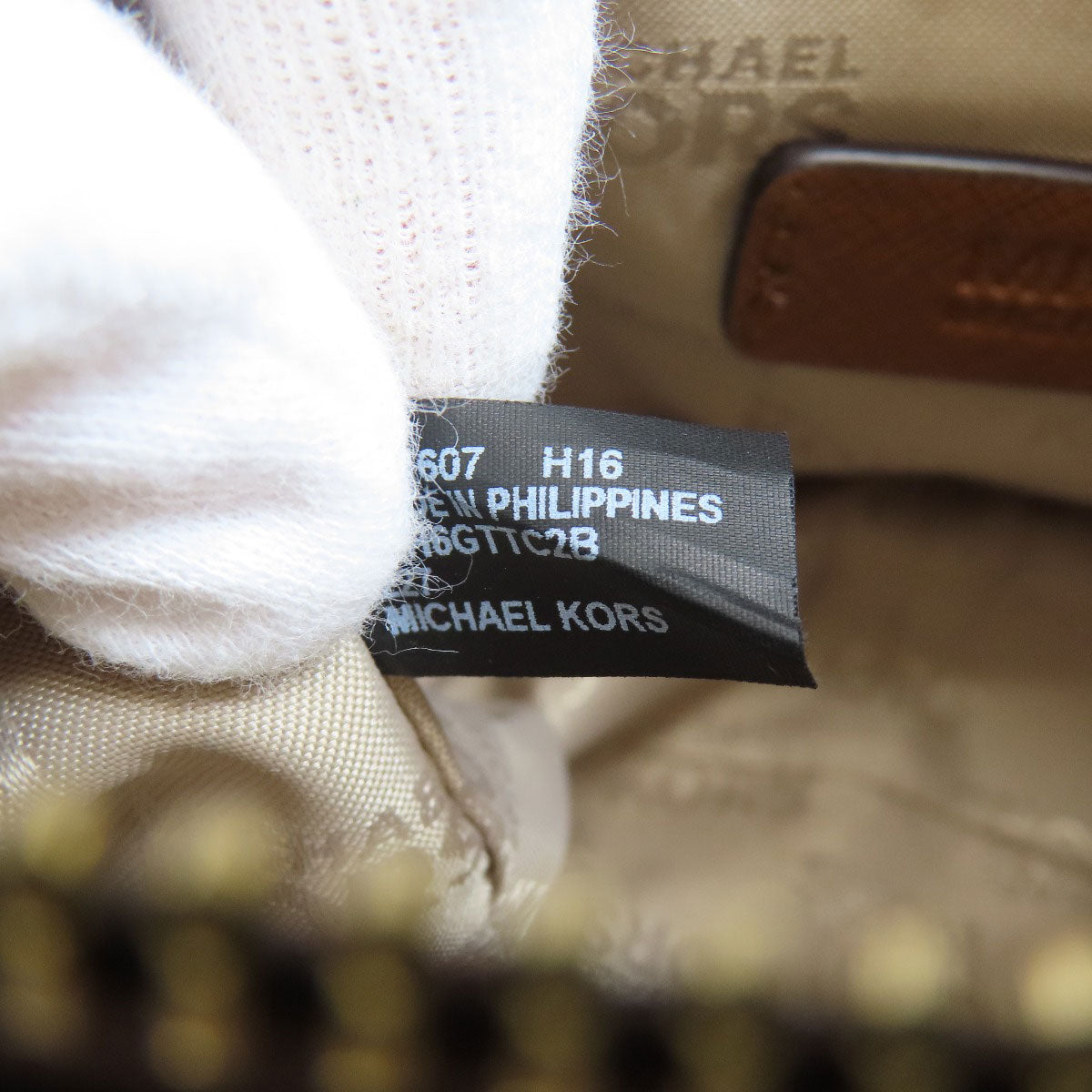 Michael Kors MK Signature 2WAY Handbag PVC Ladies [Used]