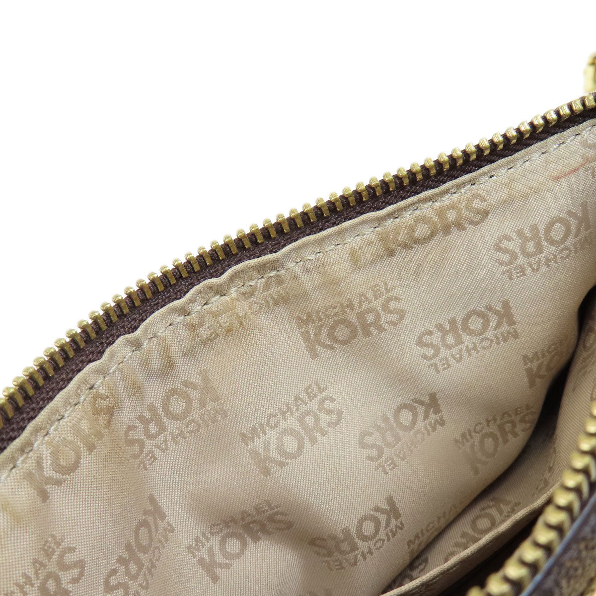 Michael Kors MK Signature 2WAY Handbag PVC Ladies [Used]