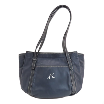 Kitamura   Tote Bag logo Leather Ladies