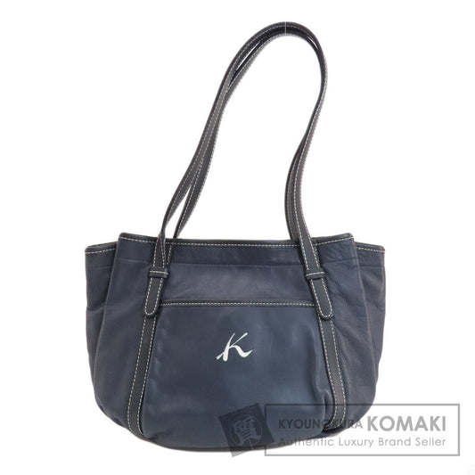 Kitamura   Tote Bag logo Leather Ladies