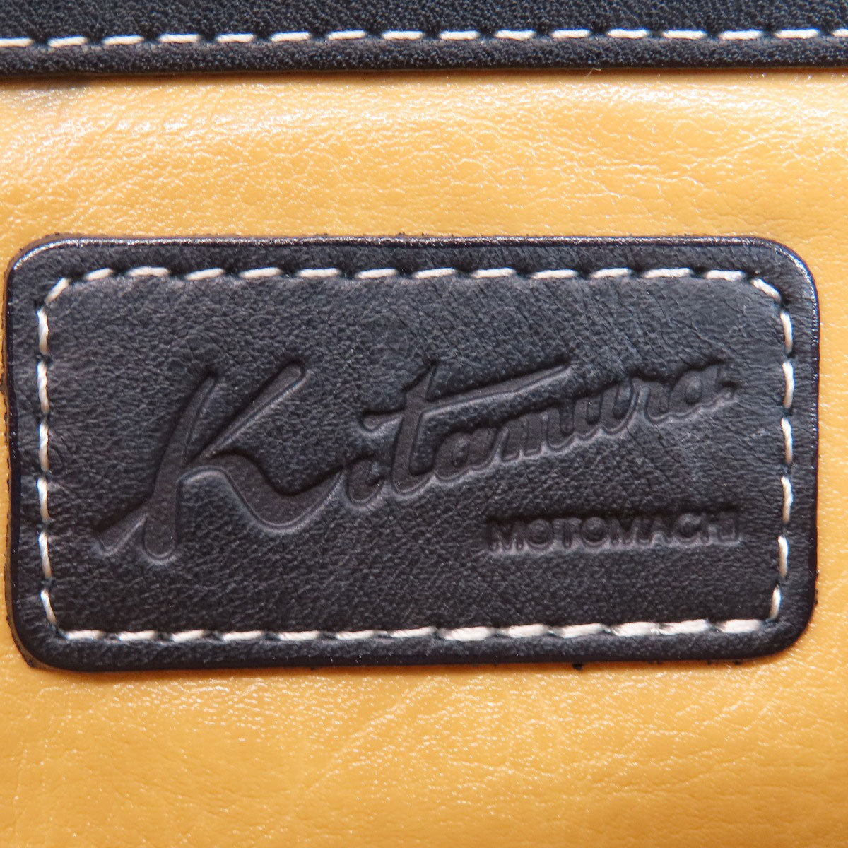 Kitamura   Tote Bag logo Leather Ladies