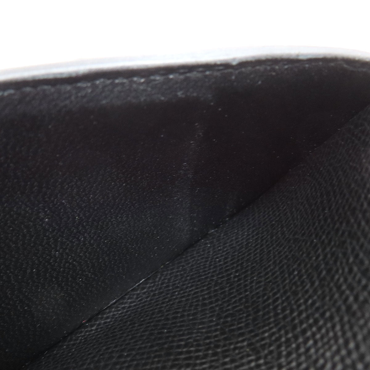 HERMES Bearn Compact Black SilverHardware Bifold Wallet with Coin Pocket Epsom Ladies [Used]