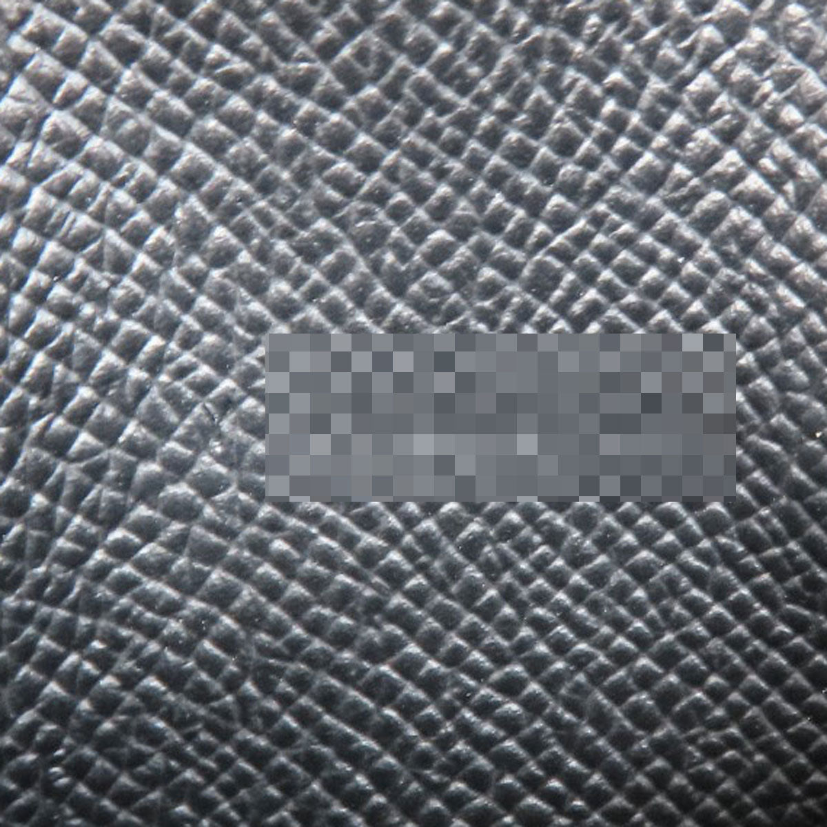 HERMES Bearn Compact Black SilverHardware Bifold Wallet with Coin Pocket Epsom Ladies [Used]