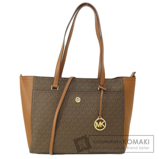 Michael Kors MK Signature 2WAY Tote Bag PVC Ladies [Used]