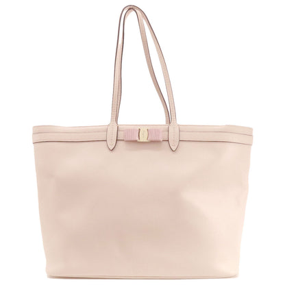 Salvatore Ferragamo Vara ribbon Tote Bag Leather Ladies [Used]