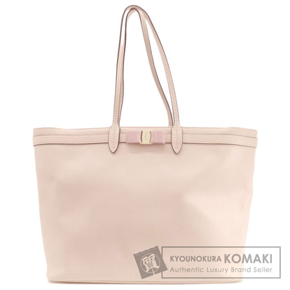 Salvatore Ferragamo Vara ribbon Tote Bag Leather Ladies [Used]