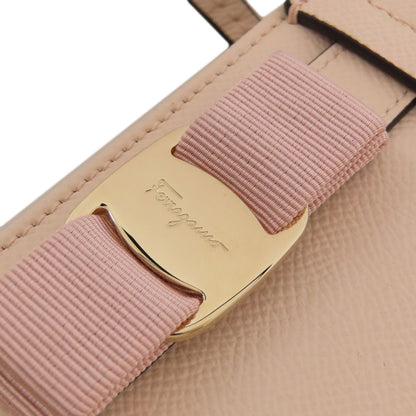 Salvatore Ferragamo Vara ribbon Tote Bag Leather Ladies [Used]