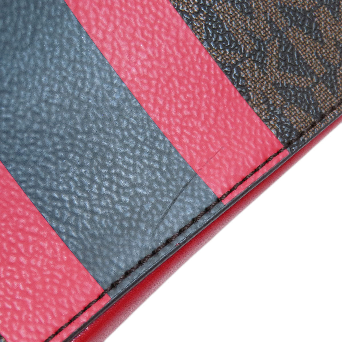 Michael Kors Stripe MK Signature Shoulder Bag PVC Ladies [Used]