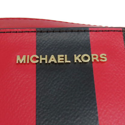 Michael Kors Stripe MK Signature Shoulder Bag PVC Ladies [Used]