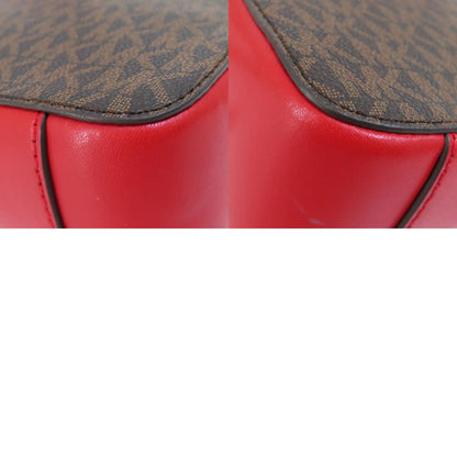 Michael Kors Stripe MK Signature Shoulder Bag PVC Ladies [Used]