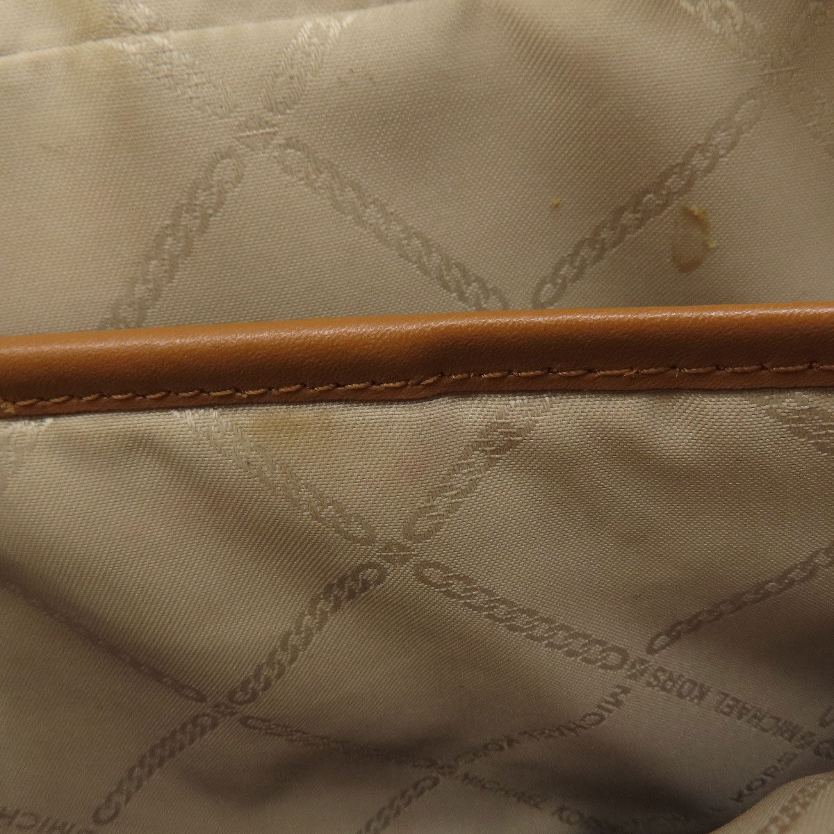 Michael Kors MK signature Shoulder Bag Leather Coated CanvasLadies [Used]