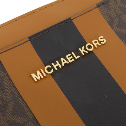 Michael Kors MK signature Shoulder Bag Leather Coated CanvasLadies [Used]