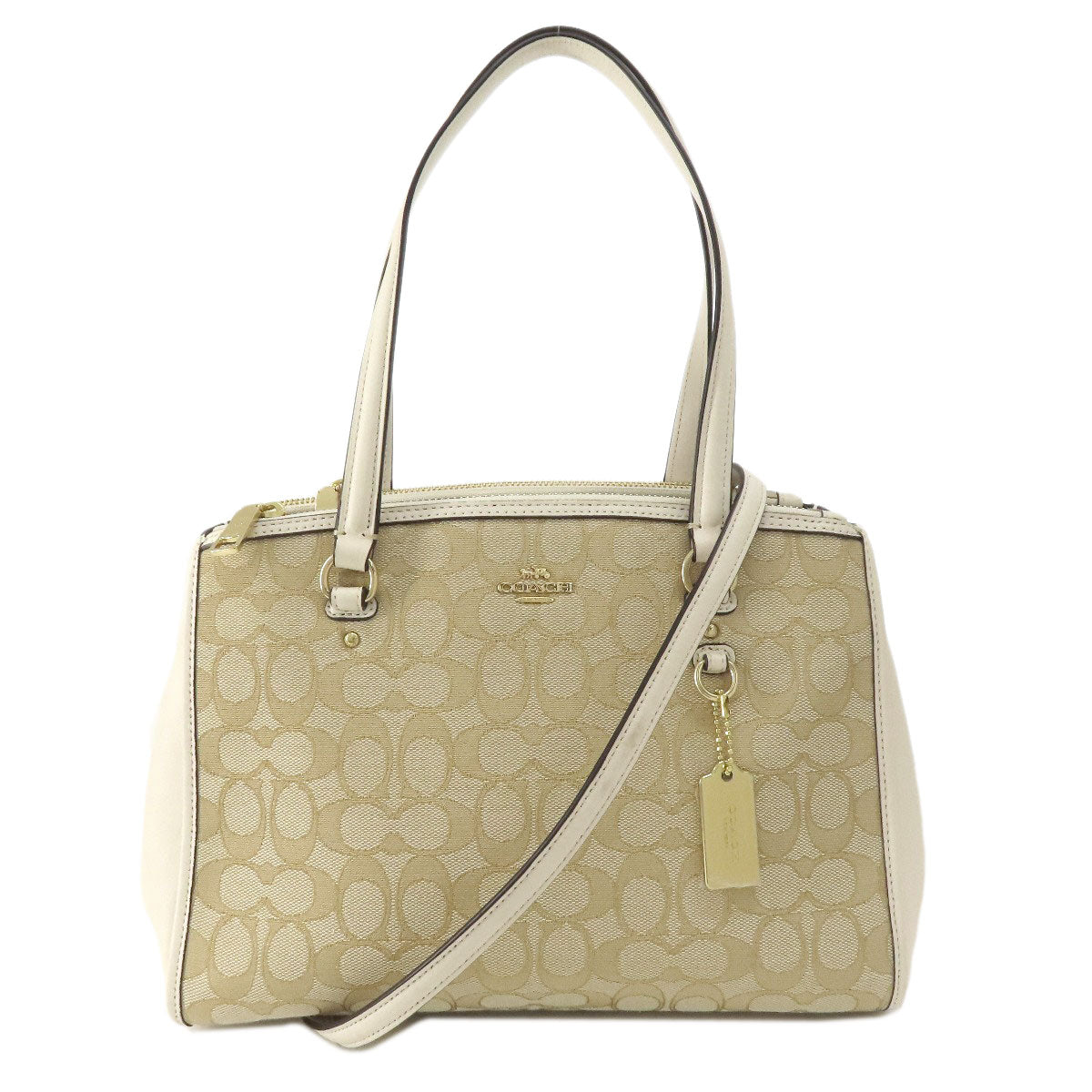 COACH  F36906 Handbag Signature 2WAY Canvas Ladies