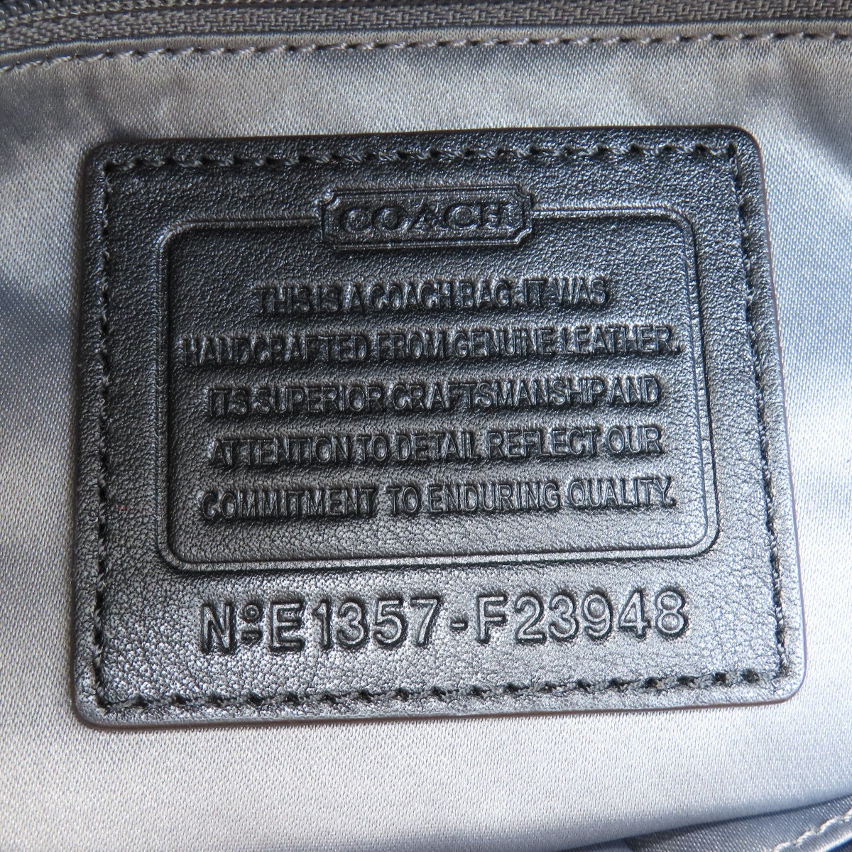 COACH F23948 logo Shoulder Bag Leather Ladies [Used]