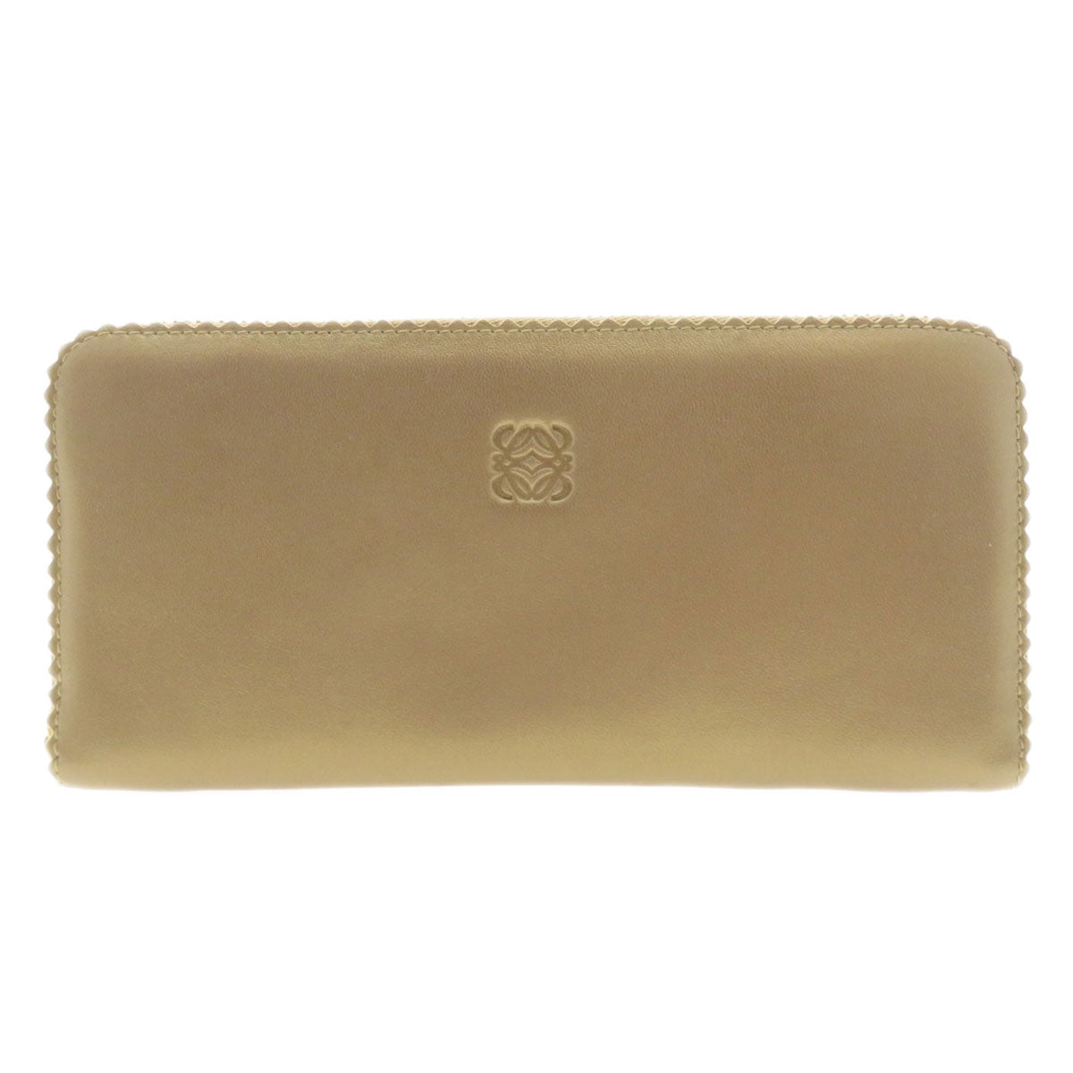 LOEWE anagram Long wallet (with coin pocket) Lambskin Ladies [Used]