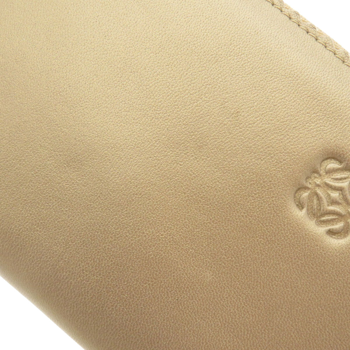 LOEWE anagram Long wallet (with coin pocket) Lambskin Ladies [Used]