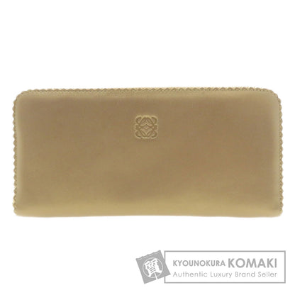 LOEWE anagram Long wallet (with coin pocket) Lambskin Ladies [Used]
