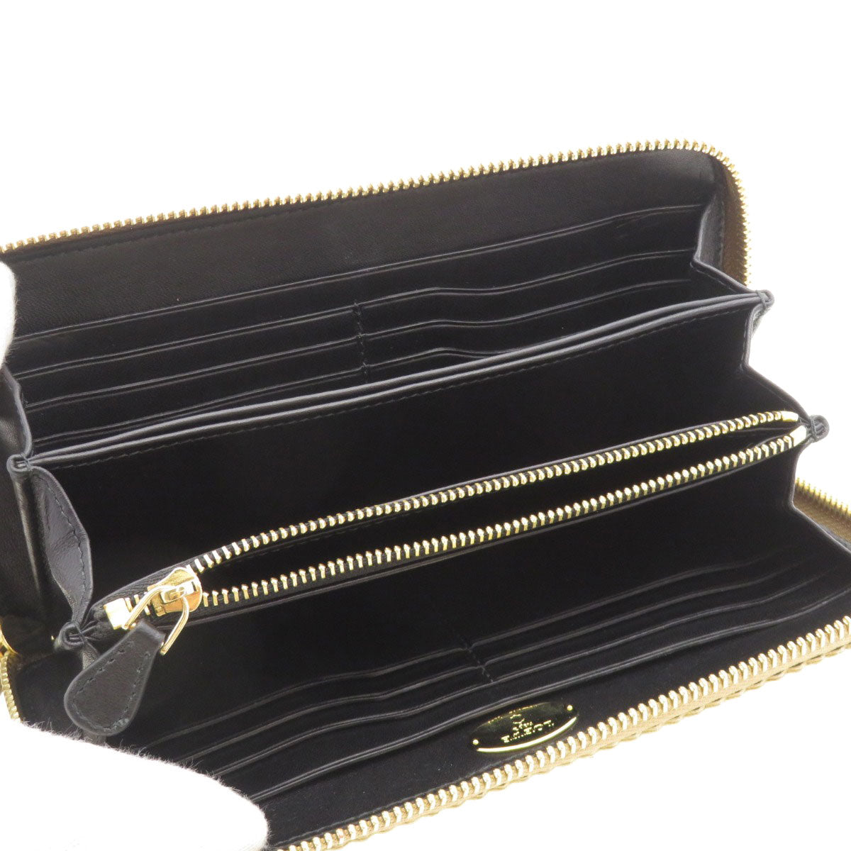 LOEWE anagram Long wallet (with coin pocket) Lambskin Ladies [Used]