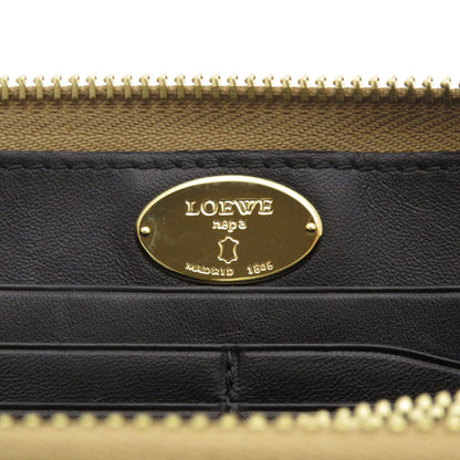 LOEWE anagram Long wallet (with coin pocket) Lambskin Ladies [Used]