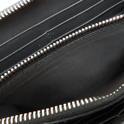 VALENTINO GARAVANI logo Long wallet (with coin pocket) Leather Ladies [Used]