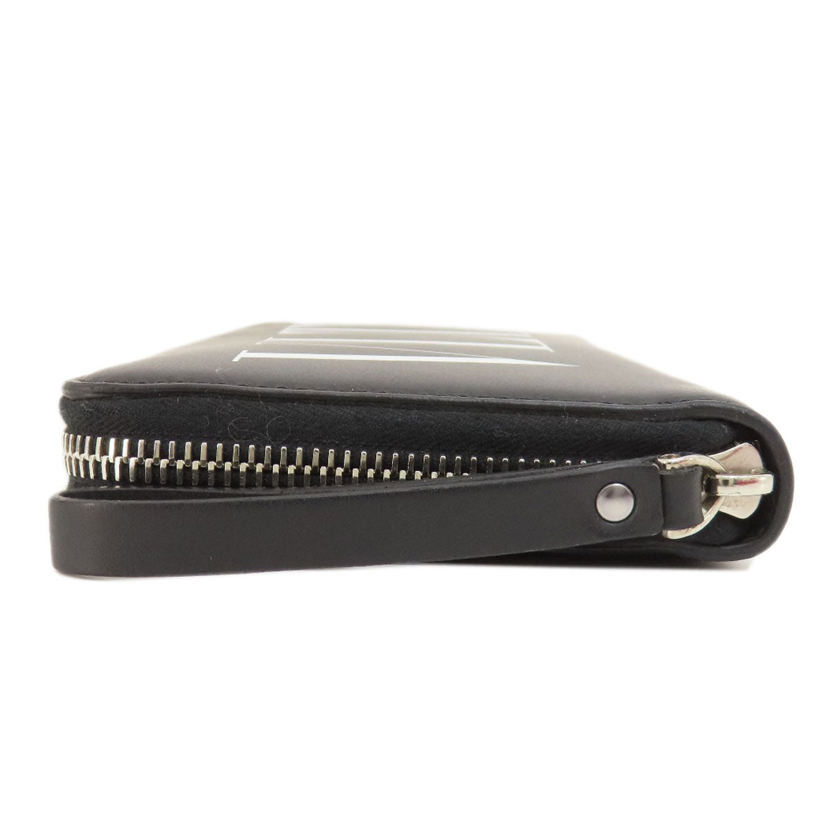 VALENTINO GARAVANI logo Long wallet (with coin pocket) Leather Ladies [Used]