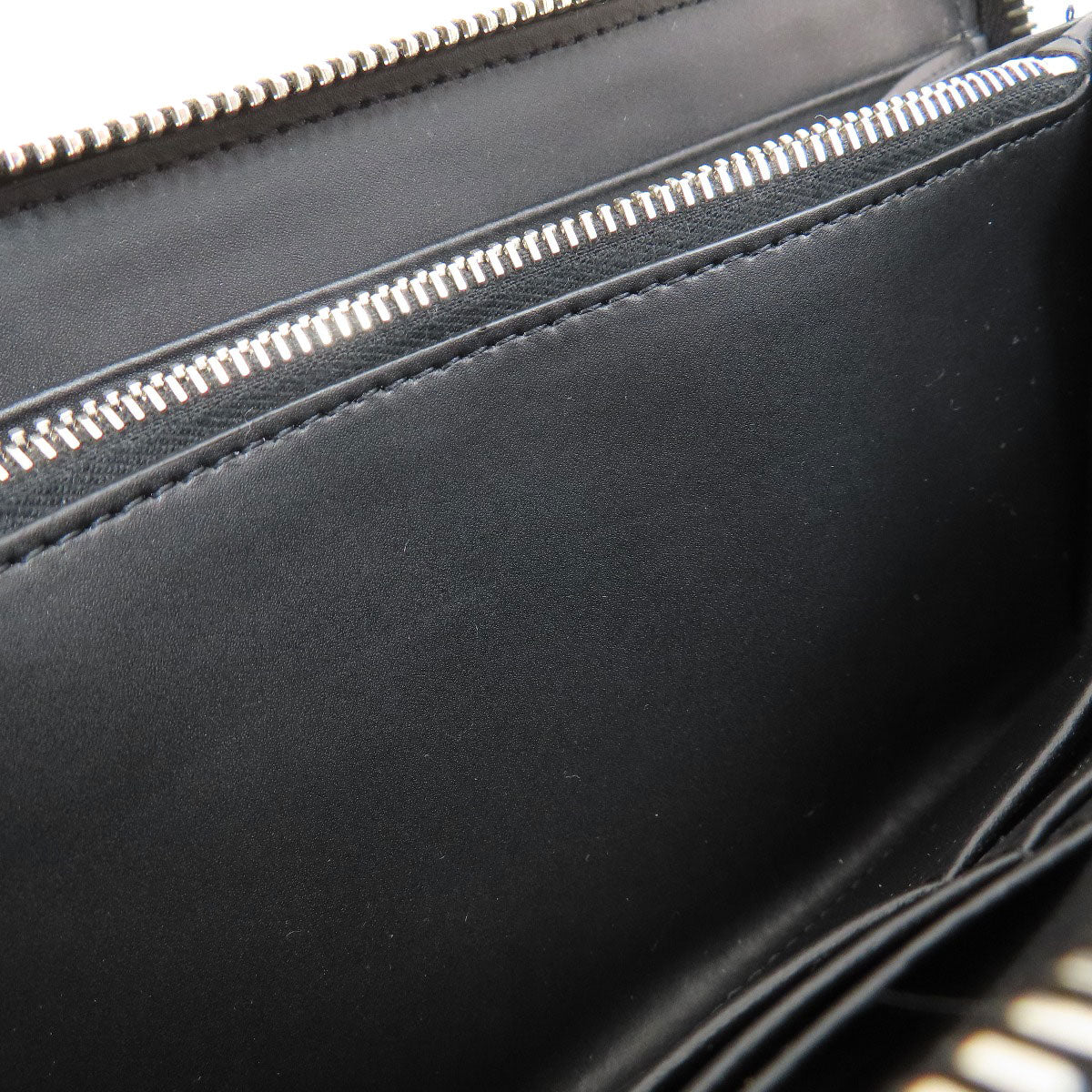 VALENTINO GARAVANI logo Long wallet (with coin pocket) Leather Ladies [Used]