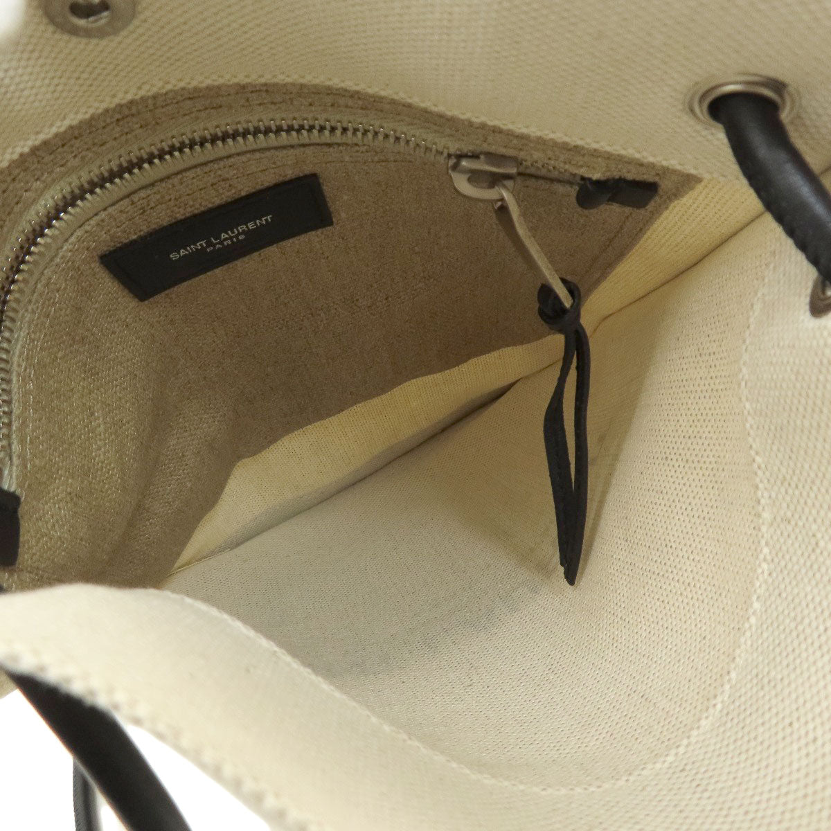 SAINT LAURENT University Flat 2WAY Shoulder Bag Canvas Ladies [Used]