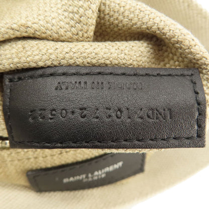 SAINT LAURENT University Flat 2WAY Shoulder Bag Canvas Ladies [Used]