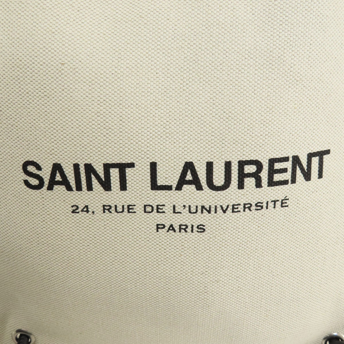 SAINT LAURENT University Flat 2WAY Shoulder Bag Canvas Ladies [Used]