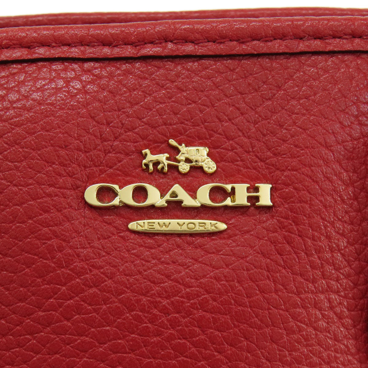 COACH  33735 Handbag Logo 2WAY Leather Ladies