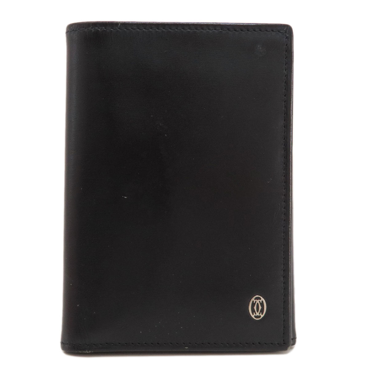 CARTIER Three-fold wallet Bifold Wallet No Coin Pocket Leather Ladies [Used]