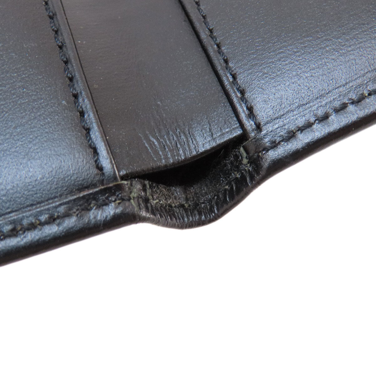 CARTIER Three-fold wallet Bifold Wallet No Coin Pocket Leather Ladies [Used]